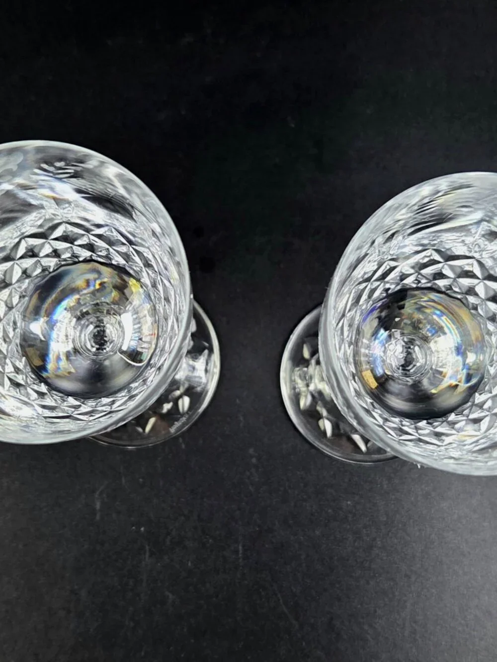 Vintage Rogaska Gallia - Fluted Champagne Glasses - Set of 2 - Discontinued